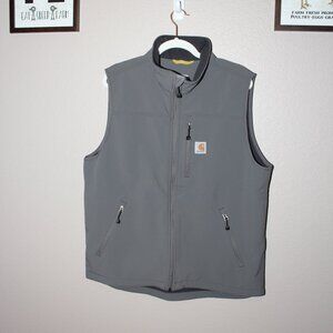 Carhartt Men's Denwood Vest Gray Excellent Condition Size Large